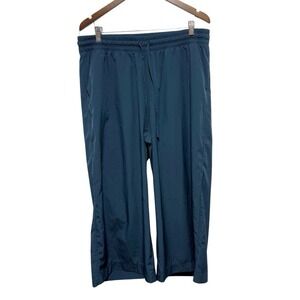 Old Navy Active Pants Womens XL Teal Stretchtech Dry Quick Lightweight Wide Leg